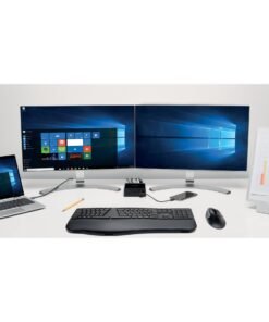 Kensington Pro Fit Ergo Wireless Keyboard and Mouse - Juego de teclado y ratón - inalámbrico - 2.4 GHz, Bluetooth 4.0 - español - negro