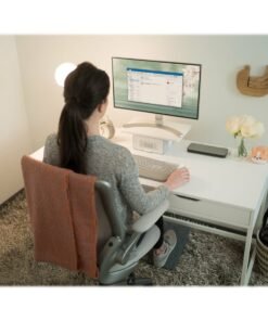 Kensington Pro Fit Ergo Vertical Wireless Mouse - Ratón vertical - ergonómico - diestro - 6 botones - inalámbrico - receptor inalámbrico USB - gris