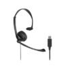 Kensington Auriculares USB-A En Oreja Cableados Negros