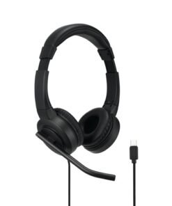 Kensington - H1000 - Headset - For Computer - Wired - Black - With a noise-canceling microphone - LED indicators for "busy" and mute