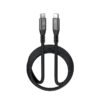 Klip Xtreme Cable USB-C Trenzado Carga Ultra Rápida 100W 1.8m Negro