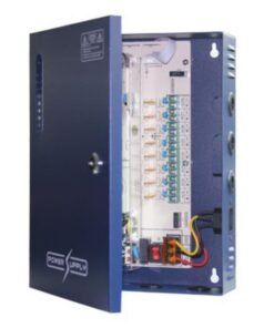 Folksafe 9-Channel 12V 10A Power Supply – Universal AC Input, Adjustable 11-15V, Surge Protected, UL/IEC Certified