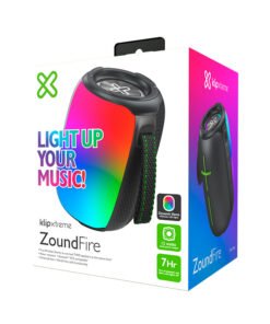 Klip Xtreme KBS-250BK: Altavoz Inalámbrico con Efecto Llama LED y Sonido Estéreo TWS