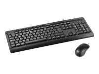 Klip Xtreme Kit Teclado y Ratón con Cable USB Español DeskMate KCK-251S