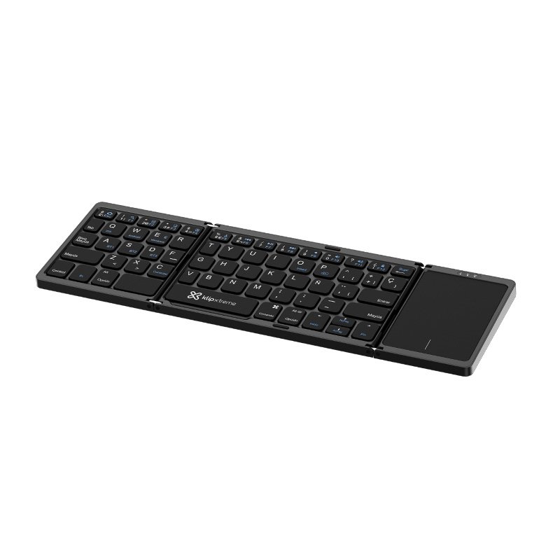 Klip Xtreme Teclado Inalámbrico con Touchpad Bluetooth 5.0 Español Negro - KCK-650S-BK 1 Klip Xtreme Teclado Inalámbrico con Touchpad Bluetooth 5.0 Español Negro - KCK-650S-BK