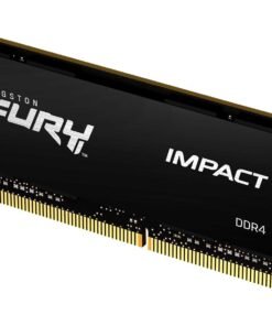 Kingston FURY Impact - DDR4 - módulo - 32 GB - SO-DIMM de 260 contactos - 3200 MT/s / PC4-25600 - CL20 - 1.2 V - sin búfer - no ECC - negro