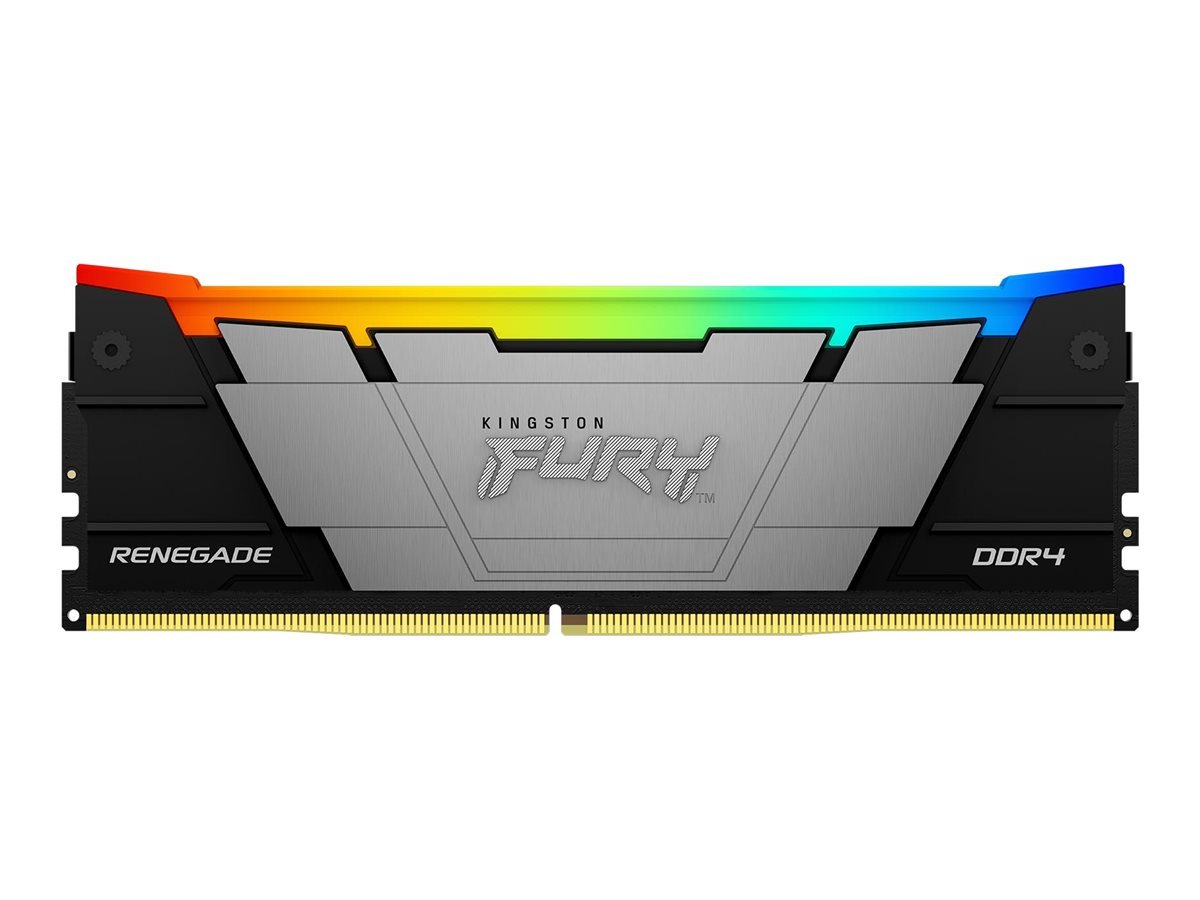 Memoria RAM DDR4 32GB 3600MHz Kingston FURY Renegade RGB 1 Kingston FURY Renegade RGB - DDR4 - módulo - 32 GB: 1 x 32 GB - DIMM de 288 contactos - 3600 MT/s / PC4-28800 - CL18 - 1.2 V - sin búfer - no ECC - negro