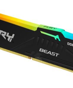 Kingston FURY Beast RGB 16GB DDR5 5600MHz CL36 Memoria RAM Negro