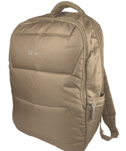 Klip Xtreme 15.6" Laptop Backpack | Durable Khaki 1200D Nylon, Dual Compartments
