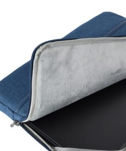 Klip Xtreme - Notebook sleeve - 14.1" - Polyester - Aluminum silver - KNS-425SV
