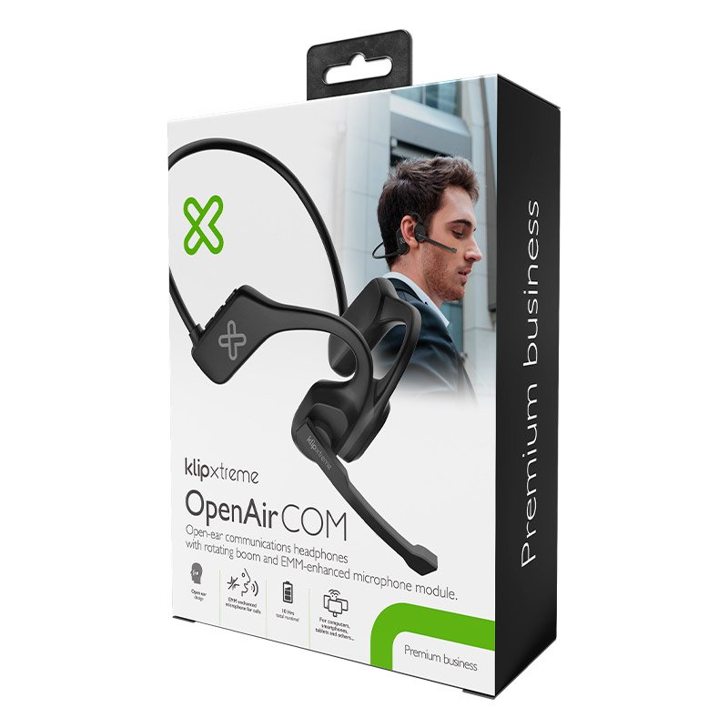 Klip Xtreme Auriculares Inalámbricos Open Ear con Micrófono para Conferencias y Trabajo 1 Klip Xtreme Auriculares Inalámbricos Open Ear con Micrófono para Conferencias y Trabajo