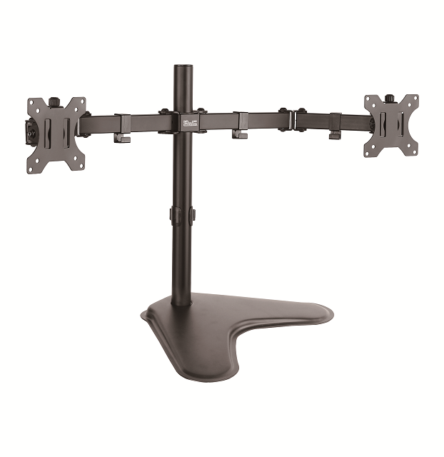 Klip Xtreme KPM-311 - Base - para 2 pantallas LCD - plástico, acero de alta calidad - negro - tamaño de pantalla: 13"-32" - soporte para escritorio 1 Klip Xtreme KPM-311 - Base - para 2 pantallas LCD - plástico, acero de alta calidad - negro - tamaño de pantalla: 13"-32" - soporte para escritorio