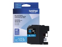 Brother LC103C - Alto rendimiento - cián - original - cartucho de tinta - para Brother DCP-J152, MFC-J245, J285, J450, J470, J475, J650, J6520, J6720, J6920, J870, J875