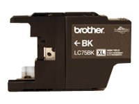 Brother LC75BK Cartucho de Tinta Original Negro XL para Brother MFC-J