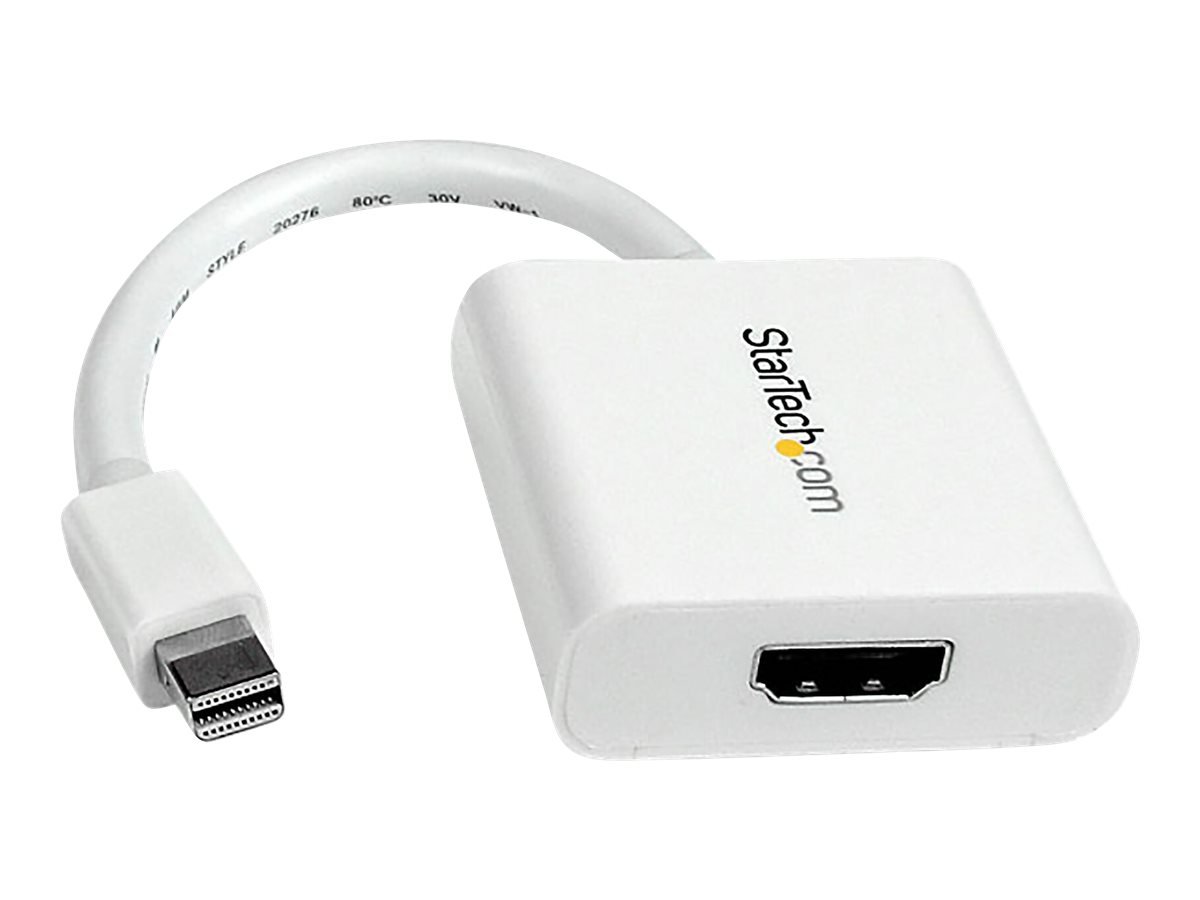 StarTech.com Adaptador de Vídeo Mini DisplayPort a HDMI - Cable Conversor - Hembra HDMI - Macho Mini DP - 1920x1200 - Pasivo - Blanco - Adaptador de vídeo - Mini DisplayPort macho a HDMI hembra - 17 cm - blanco 1 StarTech.com Adaptador de Vídeo Mini DisplayPort a HDMI - Cable Conversor - Hembra HDMI - Macho Mini DP - 1920x1200 - Pasivo - Blanco - Adaptador de vídeo - Mini DisplayPort macho a HDMI hembra - 17 cm - blanco