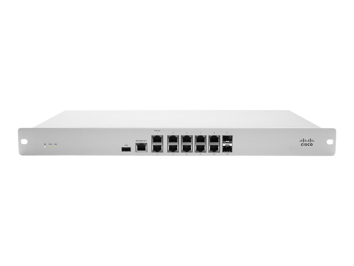 Cisco Meraki MX84 Cloud Managed - Aparato de seguridad - 1GbE - 1U - montable en bastidor 1 Cisco Meraki MX84 Cloud Managed - Aparato de seguridad - 1GbE - 1U - montable en bastidor