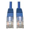 Eaton Tripp Lite Series Cat5e 350 MHz Molded (UTP) Ethernet Cable (RJ45 M/M), PoE - Blue, 2 ft. (0.61 m) - Cable de interconexión - RJ-45 (M) a RJ-45 (M) - 61 cm - UTP - CAT 5e - moldeado, trenzado - azul 2 Foto N002 002 BL 1777776471