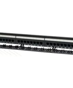 Eaton Tripp Lite Series 24-Port Cat5e Cat5 Rackmount Patch Panel 568B 110 Punch 1URM - Tablero de conexiones - CAT 5e - 1U - 19" - 24 puertos