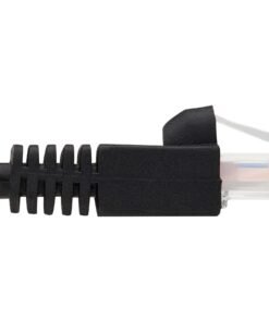 Eaton Tripp Lite Series Cat6a 10G Snagless UTP Ethernet Cable (RJ45 M/M), Black, 20 ft. (6.09 m) - Cable de interconexión (DTE) - RJ-45 (M) a RJ-45 (M) - 6.1 m - UTP - CAT 6a - IEEE 802.3af - sin enganches, trenzado - negro