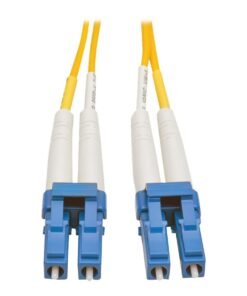 Eaton Tripp Lite Series Duplex Singlemode 9/125 Fiber Patch Cable (LC/LC), 1M (3 ft.) - Cable de interconexión - modo simple LC (M) a modo simple LC (M) - 1 m - fibra óptica - impresión a dos caras - 9/125 micrones - amarillo