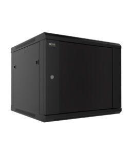 Nexxt Solutions 6U Wall Mount Network Cabinet 600x600mm Black | Tempered Glass