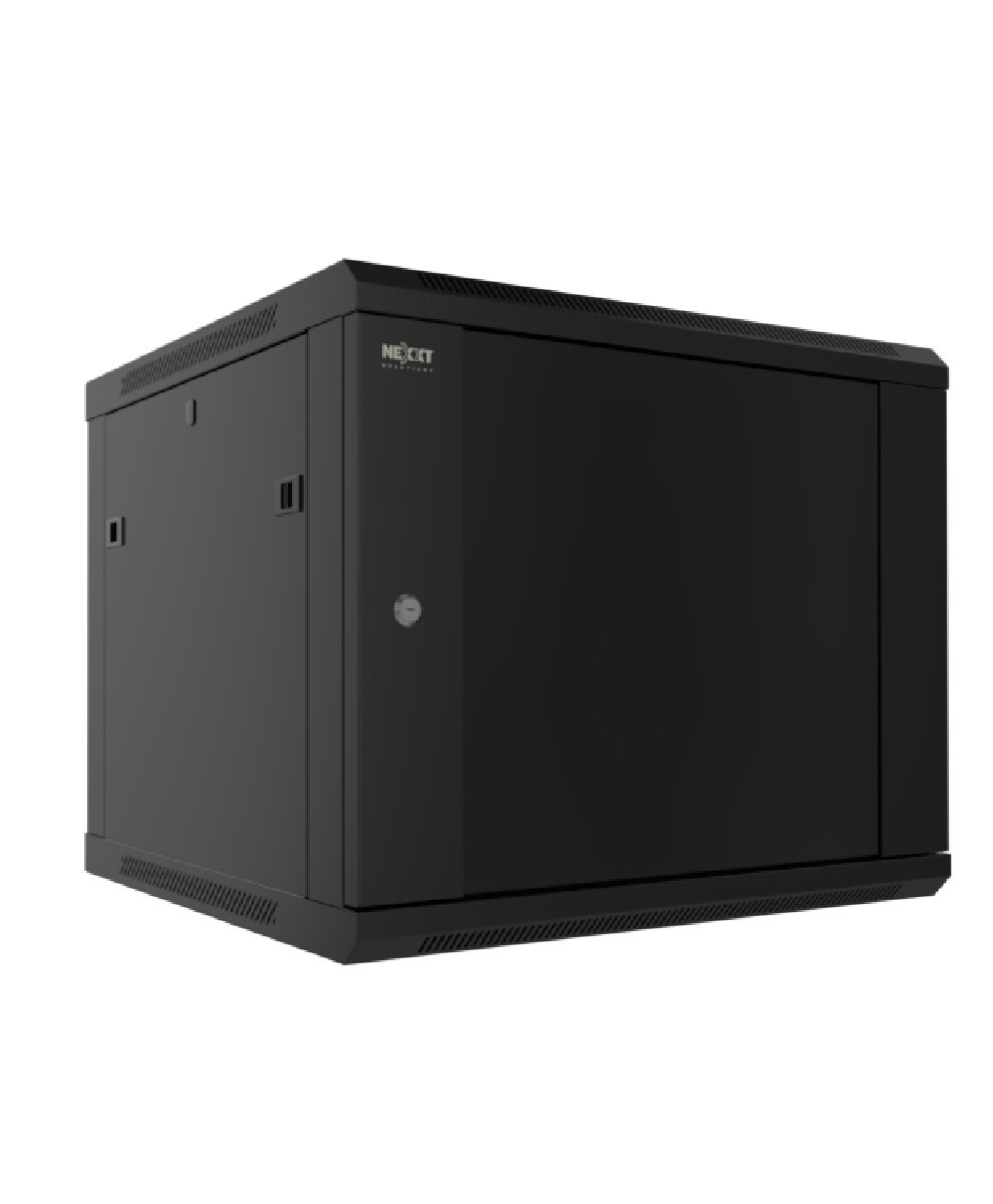 Nexxt Solutions 6U Wall Mount Network Cabinet 600x600mm Black | Tempered Glass 1 Nexxt Solutions 6U Wall Mount Network Cabinet 600x600mm Black | Tempered Glass