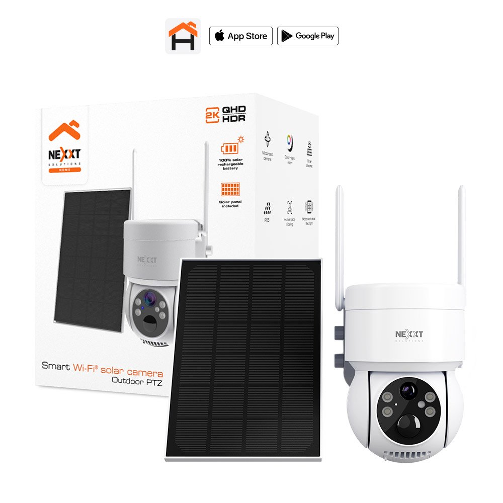 Kit de Seguridad con Panel Solar Nexxt Solutions Home 1 Nexxt Solutions Home - Includes solar panel