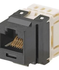 Panduit Módulo Keystone RJ45 CAT 6e Punchdown Negro