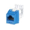 Panduit NetKey RJ45 Punchdown Jack Module, Blue 3 Panduit NetKey RJ45 Punchdown Jack Module, Blue