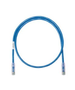 Panduit NetKey Cable Patch CAT 6a RJ45 2.1m F/UTP PoE++ Snagless Azul
