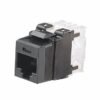 Panduit NetKey Cat6A RJ45 Punchdown Keystone Jack, Black 2 Panduit NetKey Cat6A RJ45 Punchdown Keystone Jack, Black