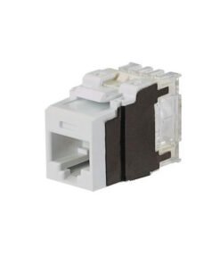 Panduit NetKey Cat6A RJ45 Punchdown Keystone Jack Module, White