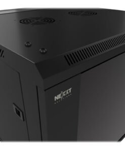 Nexxt Solutions - Rack armario - instalable en pared - RAL 9005, negro barniz - 12U - 19"