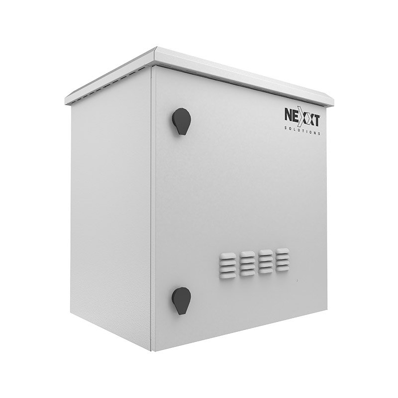 Nexxt Solutions Infrastructure - Outdoor Pole Mount Cabinet - SPCC steel - Light gray powder coat - Incluye acc de montaje y barra 1 Nexxt Solutions Infrastructure - Outdoor Pole Mount Cabinet - SPCC steel - Light gray powder coat - Incluye acc de montaje y barra