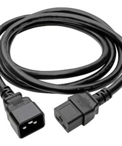 Eaton Tripp Lite Series Power Extension Cord, C19 to C20 - Heavy-Duty, 20A, 250V, 12 AWG, 10 ft. (3.05 m), Black - Cable de alimentación - IEC 60320 C20 a IEC 60320 C19 - CA 250 V - 3.05 m - moldeado - negro