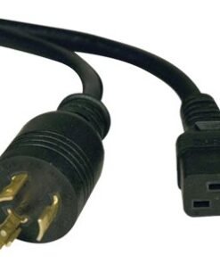 Eaton Tripp Lite Series Power Cord, C19 to NEMA L6-20 - Heavy-Duty, 20A, 250V, 12 AWG, 10 ft. (3.05 m), Black - Cable de alimentación - NEMA L6-20 (M) a IEC 60320 C19 - CA 250 V - 3 m - moldeado - negro