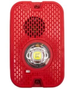 Notifier Compact LED Red Horn Strobe Wall Alarm