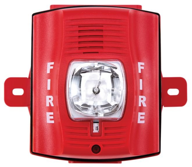 Honeywell Red Wall-Mount Horn Strobe Alarm 1 Honeywell Red Wall-Mount Horn Strobe Alarm