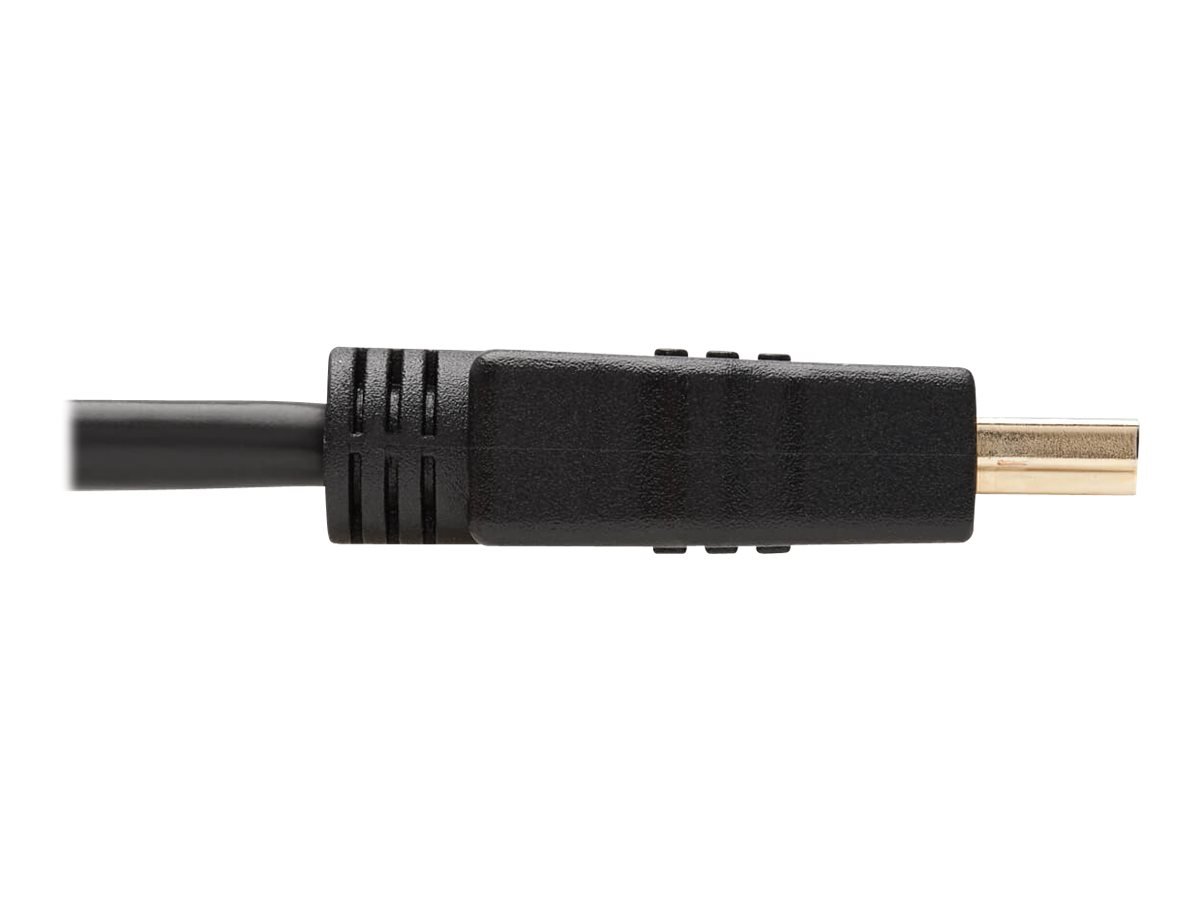 Eaton Tripp Lite Series High-Speed HDMI to HDMI Cable, Digital Video with Audio, UHD 4K, Black, 6 ft. (1.83 m) - Cable HDMI - HDMI macho a HDMI macho - 1.8 m - doble blindado - negro - compatibilidad con 4K 1 Eaton Tripp Lite Series High-Speed HDMI to HDMI Cable, Digital Video with Audio, UHD 4K, Black, 6 ft. (1.83 m) - Cable HDMI - HDMI macho a HDMI macho - 1.8 m - doble blindado - negro - compatibilidad con 4K