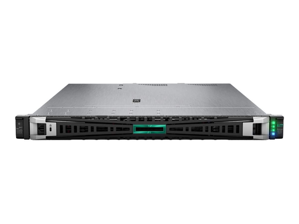 HPE ProLiant DL320 Gen11 - Servidor - se puede montar en bastidor 1U - 1 vía - 1 x Xeon Bronze 3408U / hasta 1.9 GHz - RAM 16 GB - SATA/SAS/PCI Express - hot-swap 3.5" bahía(s) - sin disco duro - Gigabit Ethernet - sin SO - monitor: ninguno 1 HPE ProLiant DL320 Gen11 - Servidor - se puede montar en bastidor 1U - 1 vía - 1 x Xeon Bronze 3408U / hasta 1.9 GHz - RAM 16 GB - SATA/SAS/PCI Express - hot-swap 3.5" bahía(s) - sin disco duro - Gigabit Ethernet - sin SO - monitor: ninguno