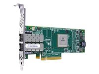 HPE StoreFabric SN1100Q 16Gb Dual Port - Adaptador de bus de host - PCIe 3.0 perfil bajo - 16Gb Fibre Channel x 2 - para ProLiant DL325 Gen10, DL345 Gen10, DL365 Gen10, DX360 Gen10, XL220n Gen10, XL290n Gen10