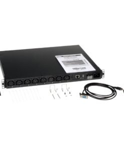 Eaton 2.5kW Single-Phase 208/230V Switched PDU - LX Platform, 8 C13 Outlets, C14 Input 2m Cord, 1U Rack-Mount, TAA - Horizontal rackmount - unidad de distribución de potencia (montaje en bastidor) - 15 A - AC 208/230/240 V - 2.9 kW - Ethernet 10/100 - input: IEC 60320 C14 - conectores de salida: 8 (power IEC 60320 C13) - 1U