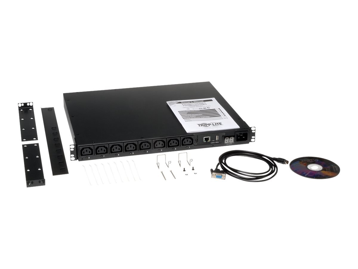 Eaton 2.5kW Single-Phase 208/230V Switched PDU - LX Platform, 8 C13 Outlets, C14 Input 2m Cord, 1U Rack-Mount, TAA - Horizontal rackmount - unidad de distribución de potencia (montaje en bastidor) - 15 A - AC 208/230/240 V - 2.9 kW - Ethernet 10/100 - input: IEC 60320 C14 - conectores de salida: 8 (power IEC 60320 C13) - 1U 1 Eaton 2.5kW Single-Phase 208/230V Switched PDU - LX Platform, 8 C13 Outlets, C14 Input 2m Cord, 1U Rack-Mount, TAA - Horizontal rackmount - unidad de distribución de potencia (montaje en bastidor) - 15 A - AC 208/230/240 V - 2.9 kW - Ethernet 10/100 - input: IEC 60320 C14 - conectores de salida: 8 (power IEC 60320 C13) - 1U