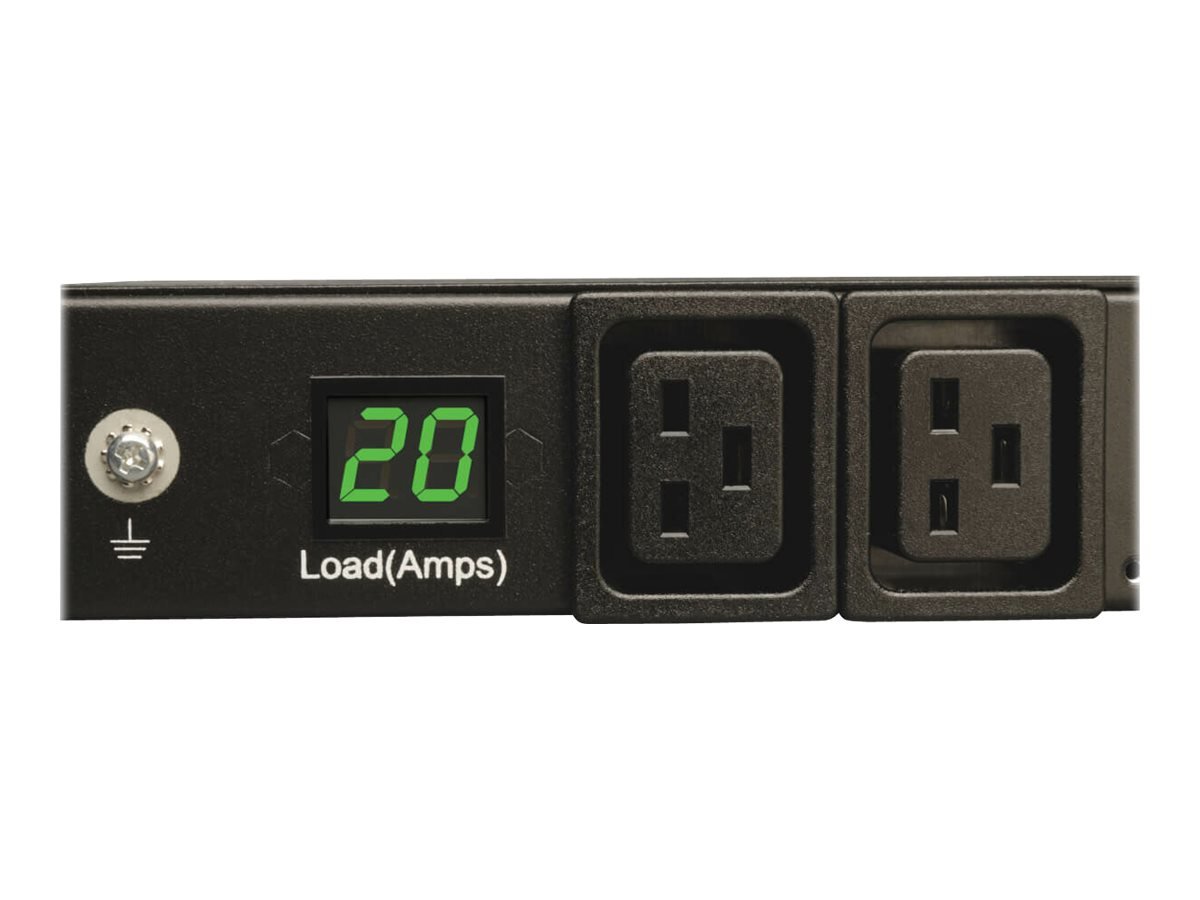 Eaton Tripp Lite Series PDU Metered 200V - 240V 20A 8 C13; 2 C19 C20 Horizontal 1URM - Horizontal rackmount - unidad de distribución de potencia (montaje en bastidor) - 20 A - CA 200/208/230/240 V - 3.8 kW - input: IEC 60320 C20 - conectores de salida: 10 - 1U - 19" 1 Eaton Tripp Lite Series PDU Metered 200V - 240V 20A 8 C13; 2 C19 C20 Horizontal 1URM - Horizontal rackmount - unidad de distribución de potencia (montaje en bastidor) - 20 A - CA 200/208/230/240 V - 3.8 kW - input: IEC 60320 C20 - conectores de salida: 10 - 1U - 19"