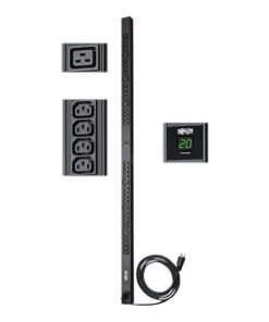 Eaton Tripp Lite Series PDU Metered 208V - 240V 3.2-3.8kW 20A 6 C19; 32 C13 C20 Vertical 0URM - Vertical rackmount - unidad de distribución de potencia (montaje en bastidor) - 20 A - AC 208/230/240 V - 3.8 kW - input: NEMA L6-20 - conectores de salida: 38 (power IEC 60320 C13, IEC 60320 C19) - 0U