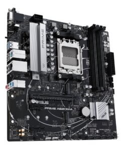 ASUS PRIME A620M-A-CSM - Placa base - micro ATX - Socket AM5 - AMD A620 Chipset - USB 3.2 Gen 1, USB 3.2 Gen 2, USB-C 3.2 Gen 1 - Gigabit LAN - Tarjeta gráfica (CPU necesaria) - HD Audio (8-canales)