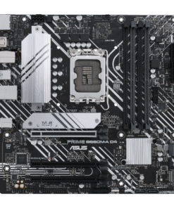 ASUS PRIME B660M-A D4 - Placa base - micro ATX - Socket LGA1700 - B660 Chipset - USB 3.2 Gen 1, USB-C Gen1, USB 3.2 Gen 2 - Gigabit LAN - Tarjeta gráfica (CPU necesaria) - HD Audio (8-canales)