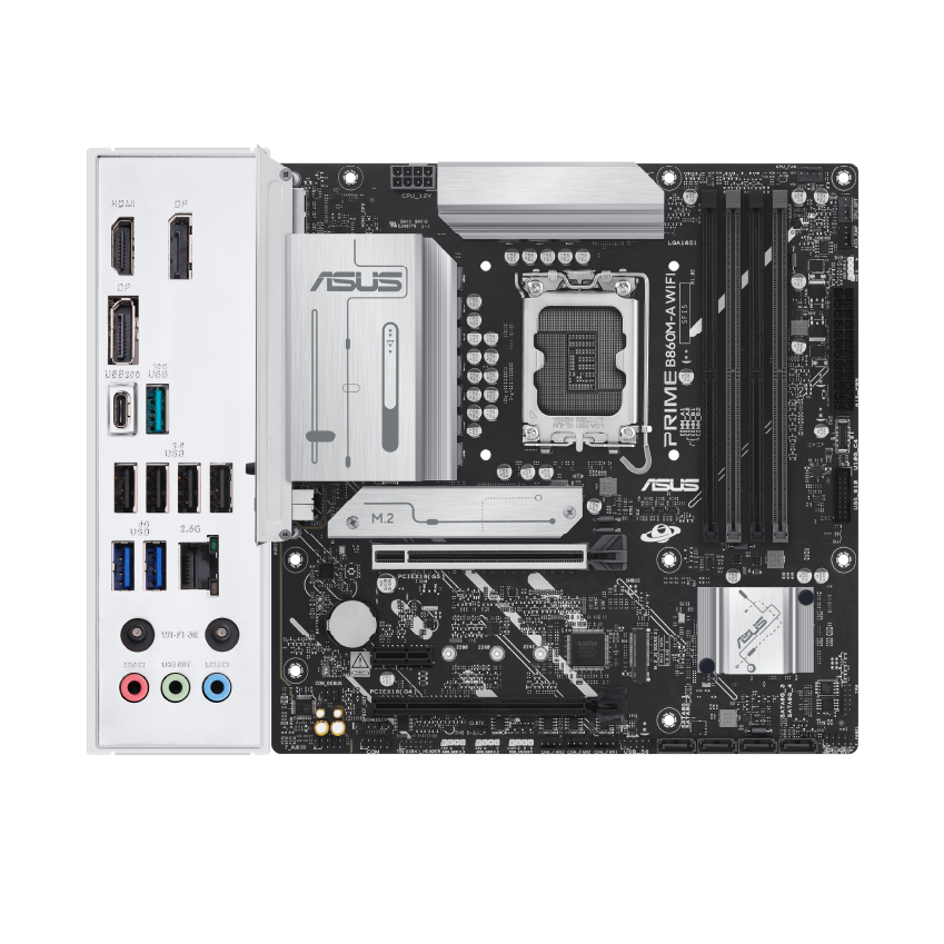 Placa Madre Micro ATX LGA 1851 Intel B860 para i9 i7 i5 i3 ASUS PRIME B860M-A 1 ASUS PRIME B860M-A Motherboard Micro ATX - LGA 1851 - Intel B860 - Soporte Intel Core i9/i7/i5/i3