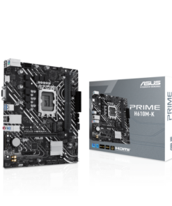 ASUS PRIME H610M-K Motherboard Micro ATX LGA1700 - Chipset Intel H610, DDR5 - Compatible con Intel Core 12ª/13ª/14ª Gen