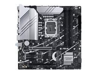 ASUS PRIME Z790M-PLUS D4 - Placa base - micro ATX - Socket LGA1700 - Z790 Chipset - USB-C 3.2 Gen 1, USB 3.2 Gen 1, USB 3.2 Gen 2, USB-C 3.2 Gen 2x2 - Gigabit LAN - Tarjeta gráfica (CPU necesaria) - HD Audio (8-canales)